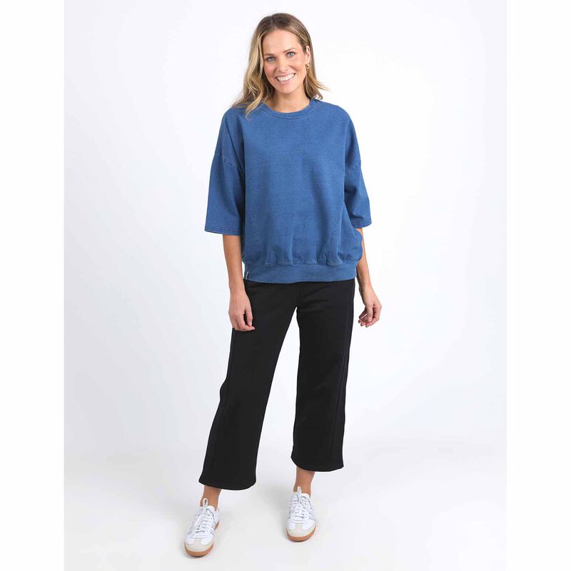 ELM Mazie Sweat Denim Look image number 3